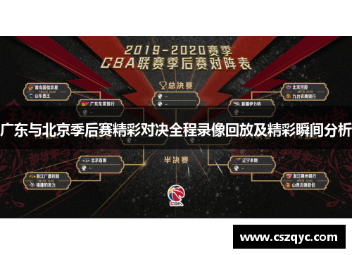 广东与北京季后赛精彩对决全程录像回放及精彩瞬间分析